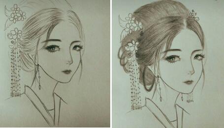 二月二，電力作家坐家“戰(zhàn)疫”新作——觀美姬素描遙寄故鄉(xiāng)九妹