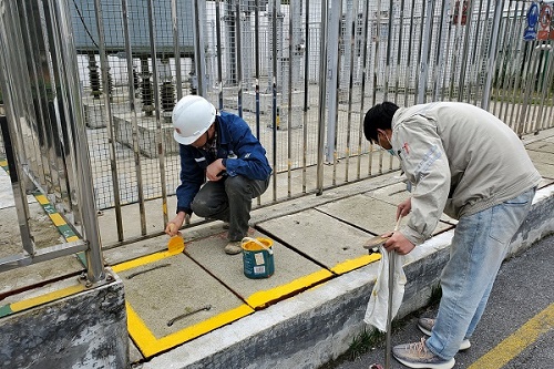 寶鼎山風電場開展“亮化場區(qū)，消除隱患”團青志愿服務活動