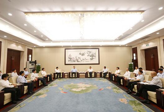 國家電網(wǎng)董事長毛偉明與浙江省委書記車俊、省長袁家軍會(huì)談