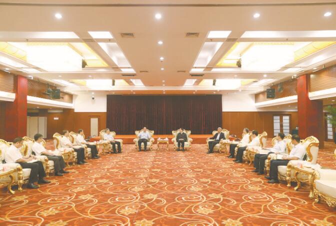 河南省委書記王國生、省長尹弘會(huì)見國家電網(wǎng)董事長、黨組書記毛偉明