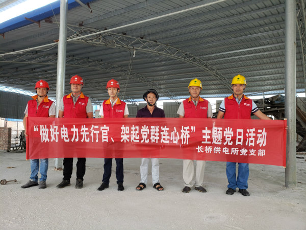 國網(wǎng)廣昌縣供電公司：開展“做好電力先行官、架起黨群連心橋”主題黨日活動(dòng)