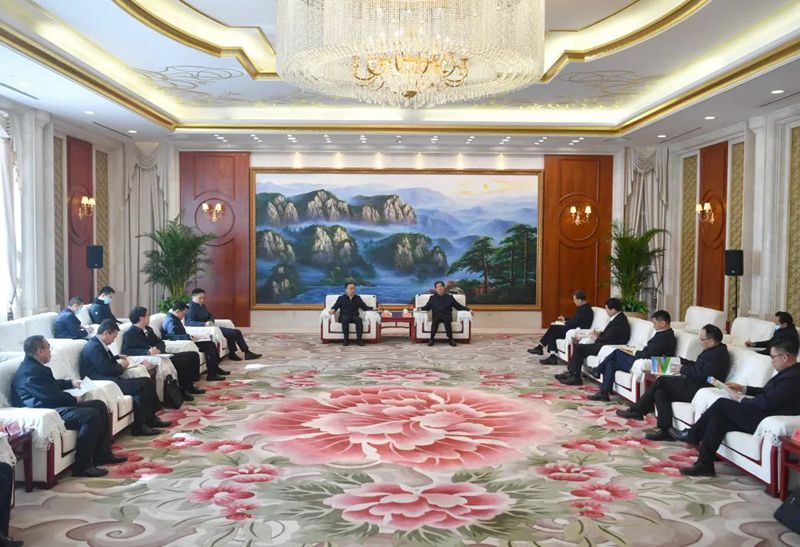 鄒磊拜會(huì)寧夏回族自治區(qū)黨委書記、人大常委會(huì)主任陳潤(rùn)兒