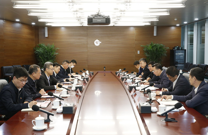 錢智民拜會中國海油董事長、黨組書記汪東進