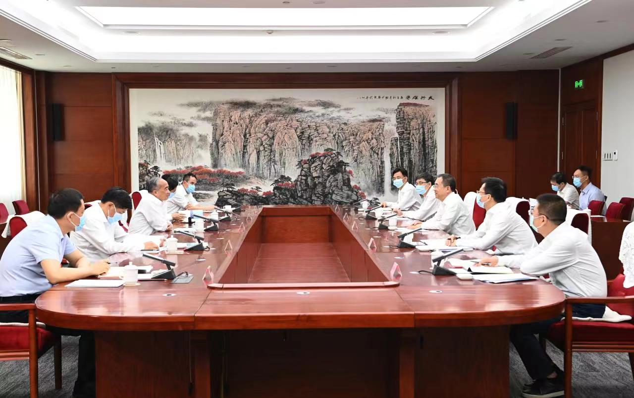 鄒磊拜會(huì)山西省委書(shū)記、省人大常委會(huì)主任林武