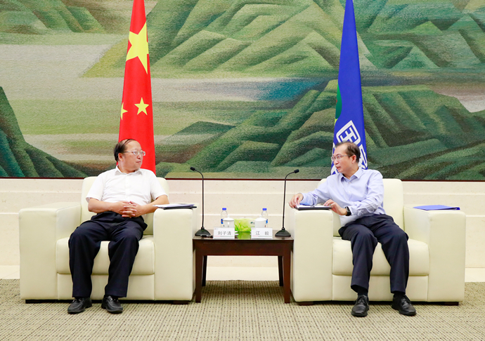 國家電投總經(jīng)理、黨組副書記江毅會見湖北省武漢市委常委、武漢經(jīng)開區(qū)工委書記劉子清