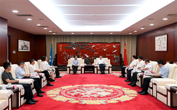 溫樞剛會(huì)見中國(guó)信達(dá)黨委書記、董事長(zhǎng)張衛(wèi)東