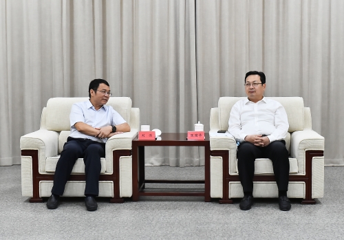 劉源拜會河北省委常委、副省長，雄安新區(qū)黨工委書記、管委會主任張國華