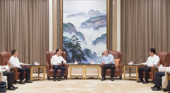 中國電建集團公司黨委書記、董事長丁焰章拜會福建省委書記尹力、省長趙龍