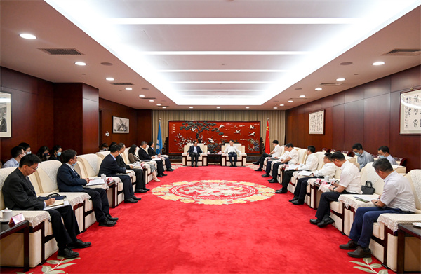 溫樞剛會(huì)見中國(guó)進(jìn)出口銀行黨委書記、董事長(zhǎng)吳富林