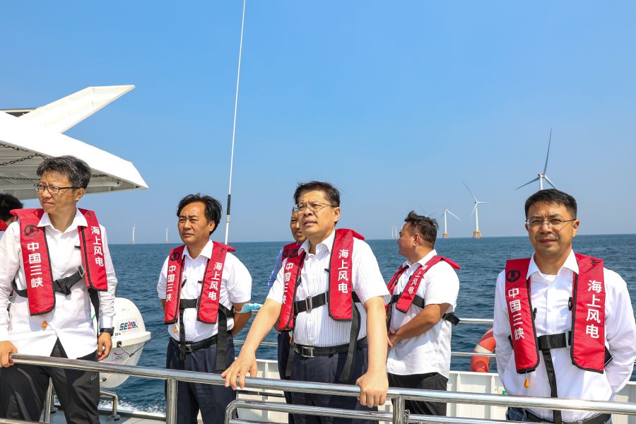 韓君赴廣東陽(yáng)江、福建福州調(diào)研三峽集團(tuán)海上風(fēng)電項(xiàng)目