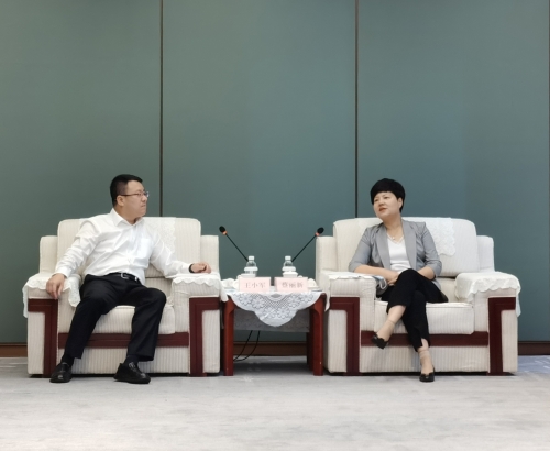 王小軍拜會廣西壯族自治區(qū)黨委常委、常務副主席蔡麗新