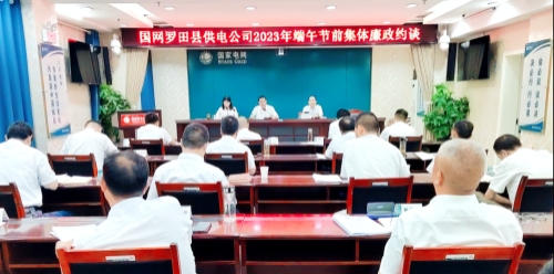 國網(wǎng)羅田縣供電公司：節(jié)前三道“廉”提醒，清廉過端午