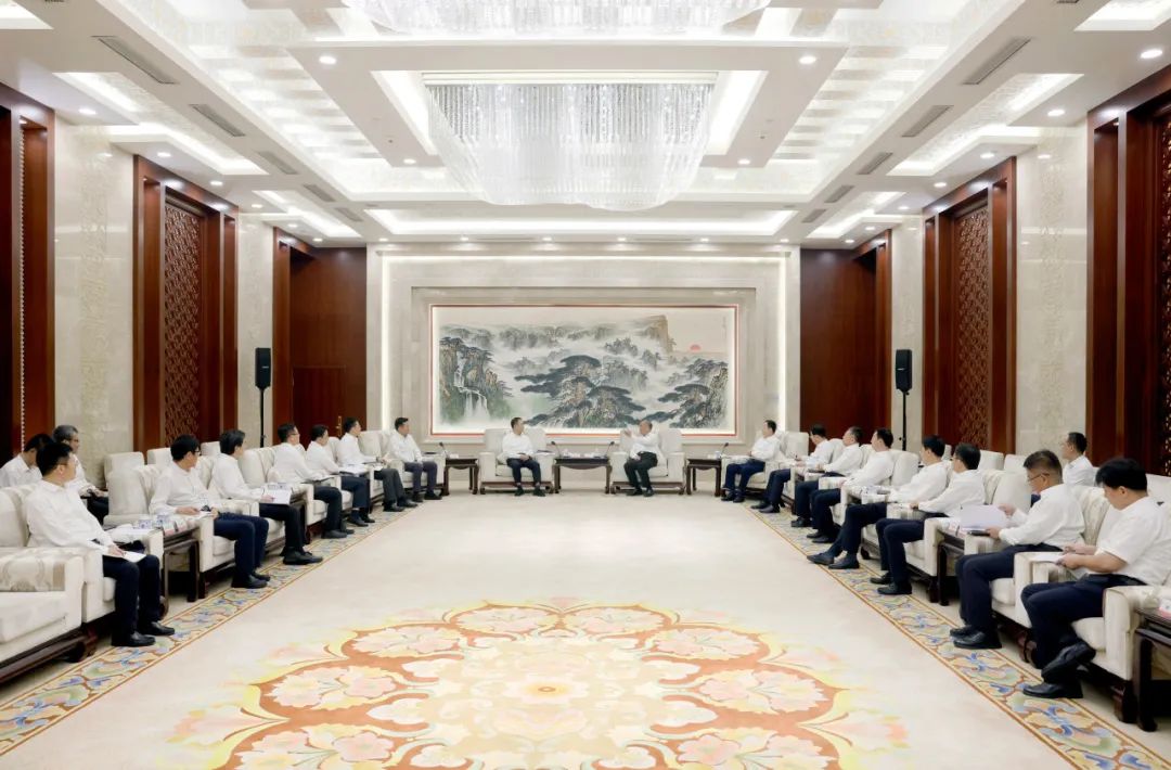 大唐集團鄒磊、劉明勝拜會山東省委書記林武、省長周乃翔