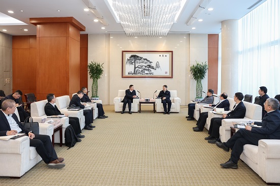 溫樞剛鄧建玲會見中廣核集團董事長楊長利、總經(jīng)理高立剛