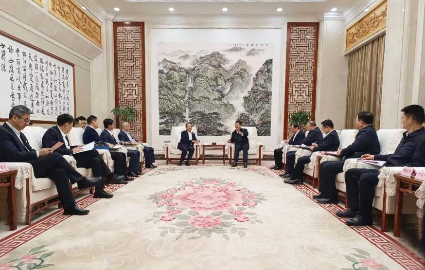 吳云拜會(huì)湖北省政府副省長(zhǎng)、黨組成員盛閱春