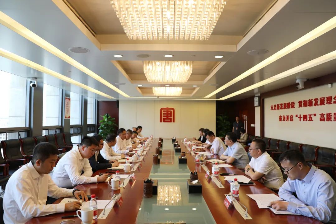 中建一局黨委書記、董事長吳愛國拜會大唐國際黨委書記、董事長王順啟