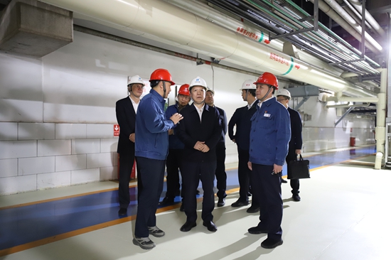 華能集團總經理張文峰到華能青島港務、青島熱電調研