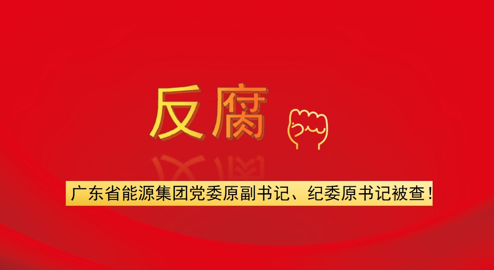 廣東省能源集團(tuán)黨委原副書記、紀(jì)委原書記被查！